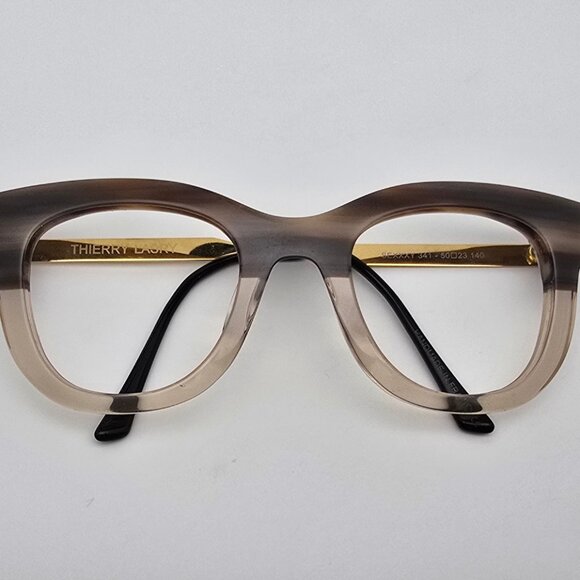 Thierry Lasry Sexxxy 341 Horn Cat Eye Sunglasses Frame France 50-23-140 - Picture 11 of 13